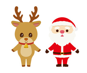 サンタクロースとトナカイ4
