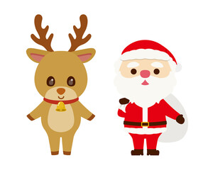 サンタクロースとトナカイ4
