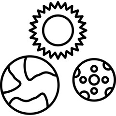 Solar System Icon