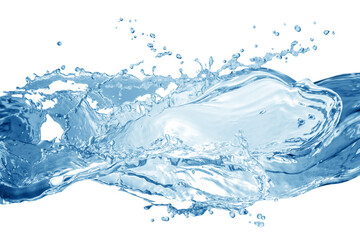 Water, water splash isolated on white background
