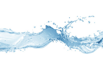 Water, water splash isolated on white background
