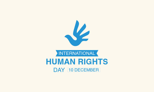 International Human Rights Day on December 10th, Human Rights Day. December 10. Holiday concept. Template for background, banner, card, poster