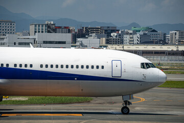 airplane in the airport