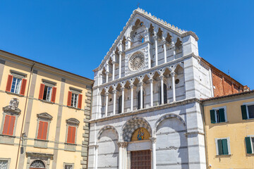 Fototapeta premium Eglise Sainte-Catherine d'Alexandrie, à Pise, Italie 