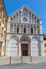 Fototapeta na wymiar Eglise Sainte-Catherine d'Alexandrie, à Pise, Italie 