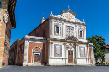 Fototapeta na wymiar Eglise Santo Stefano dei Cavalieri, à Pise, Italie