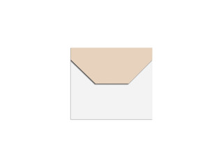 Minimal envelope mockup