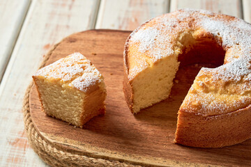 Bundt Cake Topped with Sugar Glaze