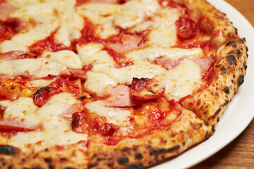pizza on a plate