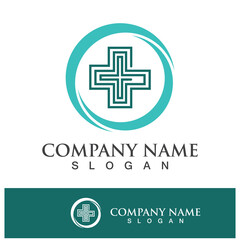 Obraz premium Medical health icon digital logo design