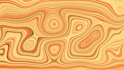 Fototapeta premium Abstract fluid art background light orange and golden colors. Colorful marbling surface, vibrant abstract paint design fluid waves background texture. Marble wall and floor decorative tiles design. 