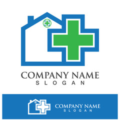 Obraz premium Medical health icon digital logo design