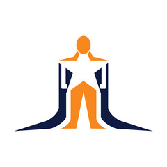 Success Coaching Logo Design Template Vector