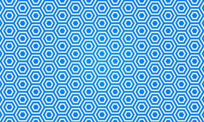 Geometric vector pattern, repeating stripe hexagon element stock illustration
