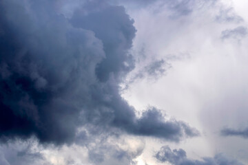 Fototapeta na wymiar Dark Clouds In The Sky At Amsterdam The Netherlands 28-9-2022
