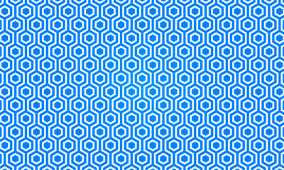 Fototapeta na wymiar Hexagon stripes pattern design stock illustration