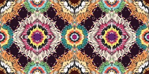 seamless ethnic pattern design.Geometric ethnic oriental ikat pattern traditional Design.ethnic oriental pattern,fabric,embroidery.Mexican pattern.merican pattern.latin african.indian fabric.Mexican