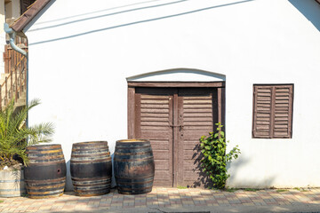 wine cellars in Villanykovesd, Villany, Hungary