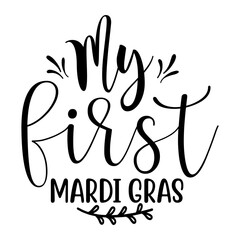 Obraz premium My First Mardi Gras