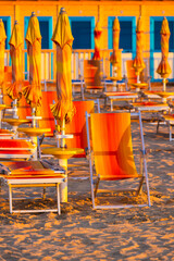 Beach in Rodi Garganico, Apulia, Italy