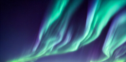 Northern Lights. Aurora borealis with starry in the night sky. Gaming RPG abstract background and texture, pattern. Game asset