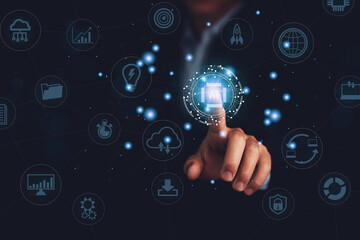 Digital transformation changes management. Internet of things	