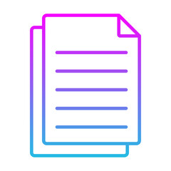 Obraz premium Document Icon