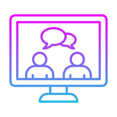 Online Meeting Icon