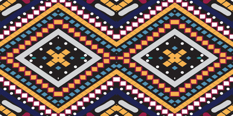 seamless ethnic pattern design.Geometric ethnic oriental ikat pattern traditional Design.ethnic oriental pattern,fabric,embroidery.Mexican pattern.merican pattern.latin african.indian fabric.Mexican