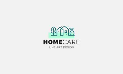 Clean Home spry Logo Template Design Vector, Emblem, Design Concept, Creative Symbol, Icon