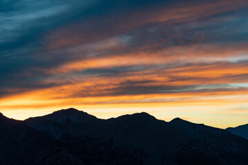 Fototapeta premium Alpine Sunset