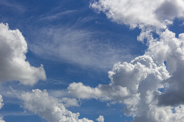 blue sky with clouds