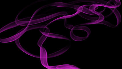 Purple smoke effect