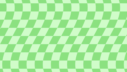 aesthetic green distorted checkerboard, checkers wallpaper illustration, perfect for backdrop, wallpaper, background, banner