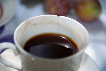 A small cup of coffee