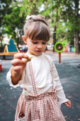 little child playing on playground in varna bapha bulgaria, model shooting, happy, lifestyle
