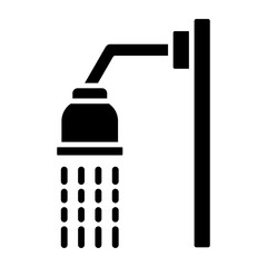 Shower Glyph Icon