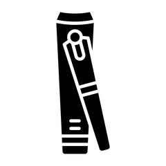 Nail Clipper Glyph Icon