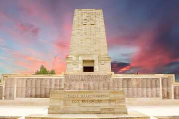 Fototapeta premium Lone Pine Lone Pine ANZAC Memorial at the Gallipoli Battlefields in Canakkale, Turkey