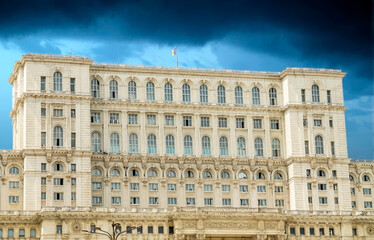 Bucharest, Romania - Parliament palace.	