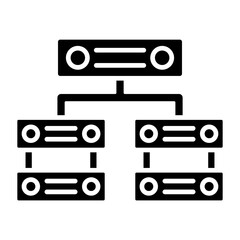 Servers Glyph Icon