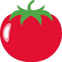 Colorful food ingredient vegetable tomato