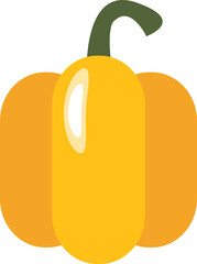 Colorful food ingredient vegetable yellow pepper