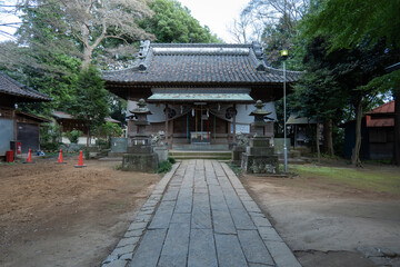 Obraz premium 赤城神社社殿 千葉県流山市