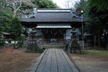 Fototapeta premium 赤城神社社殿 千葉県流山市