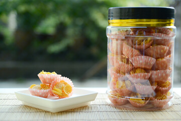 Honey cornflakes cookies. Muslim celebration cookies.