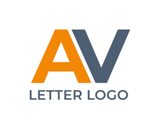 letter a, v logo. alphabet text logotype. creative brand identity design. isolated vector image