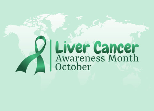 vector graphic of liver cancer awareness month good for liver cancer awareness month celebration. flat design. flyer design.flat illustration.