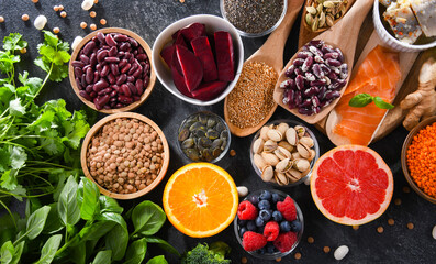 Food products recommended to reduce high blood pressure