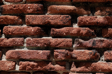 antique red brick wall texture